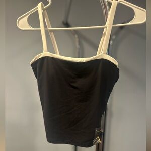 All In Motion Black and White Women's Active Top NWT